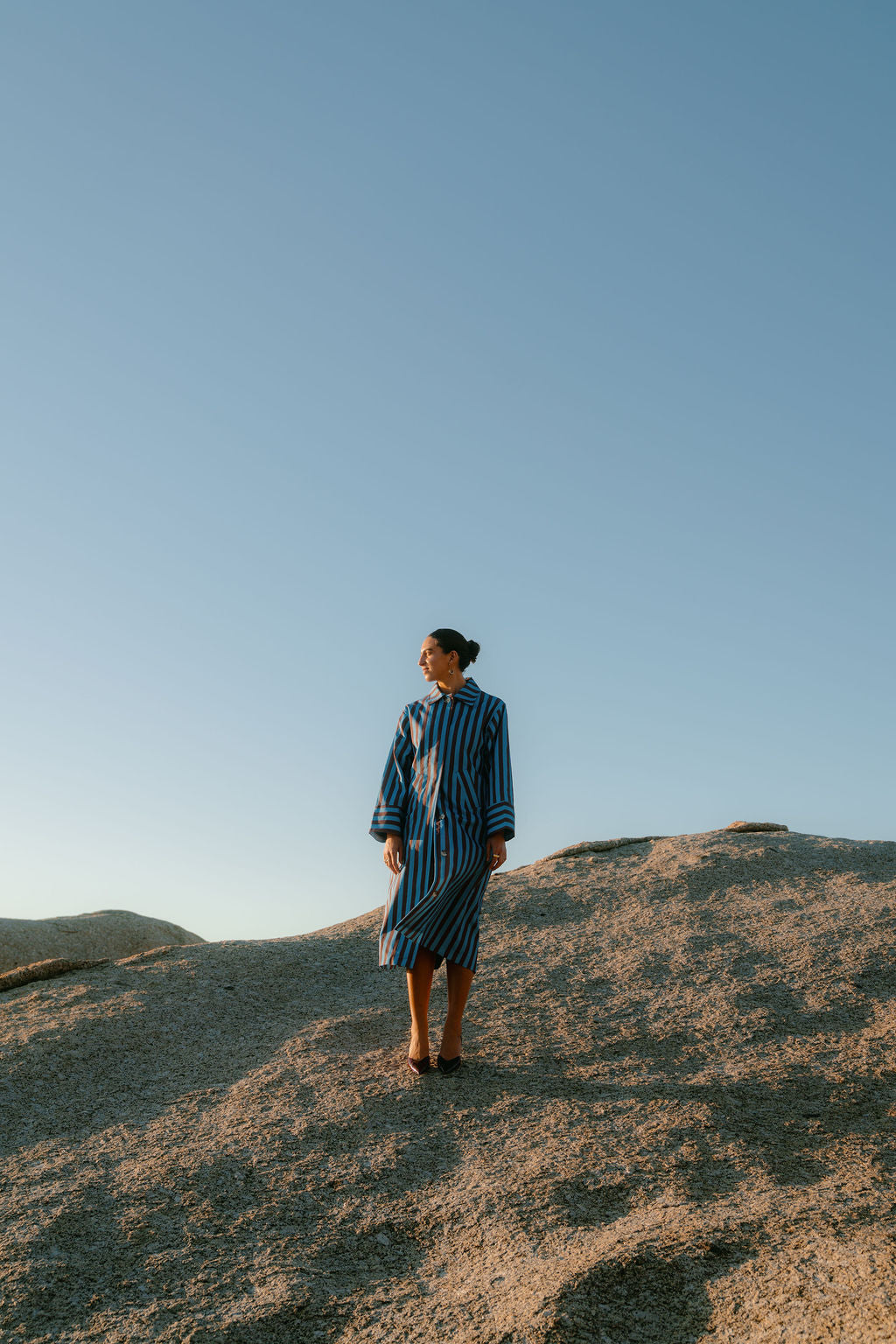 The Indigo Berry Coat